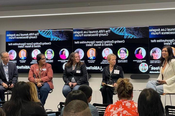 panelists at the 5th Annual LA County BioScience Forum