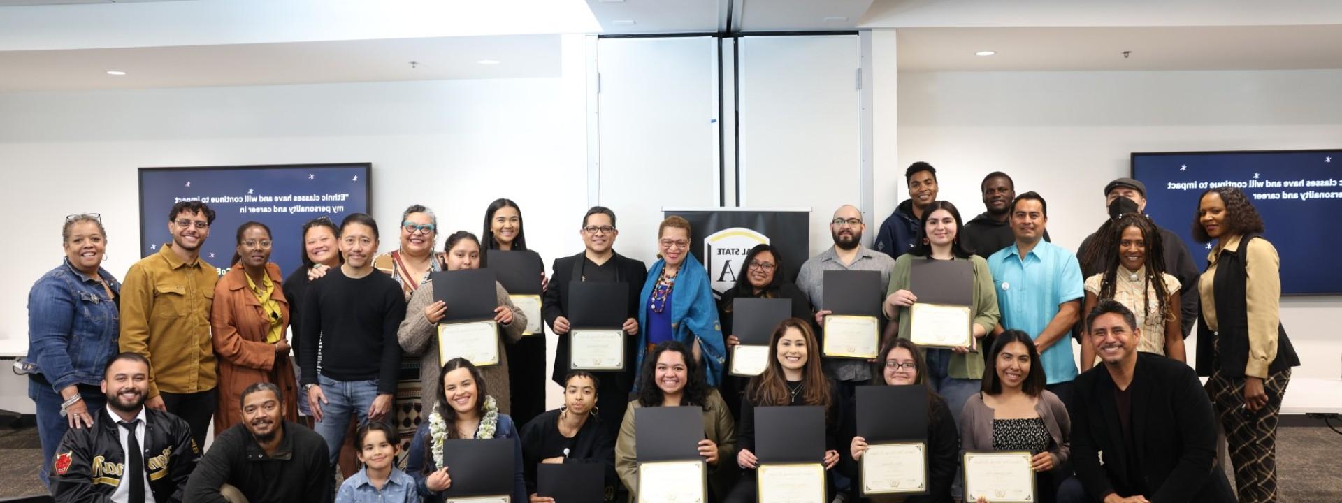 College of Ethnic Studies group photo during Honors Convocation